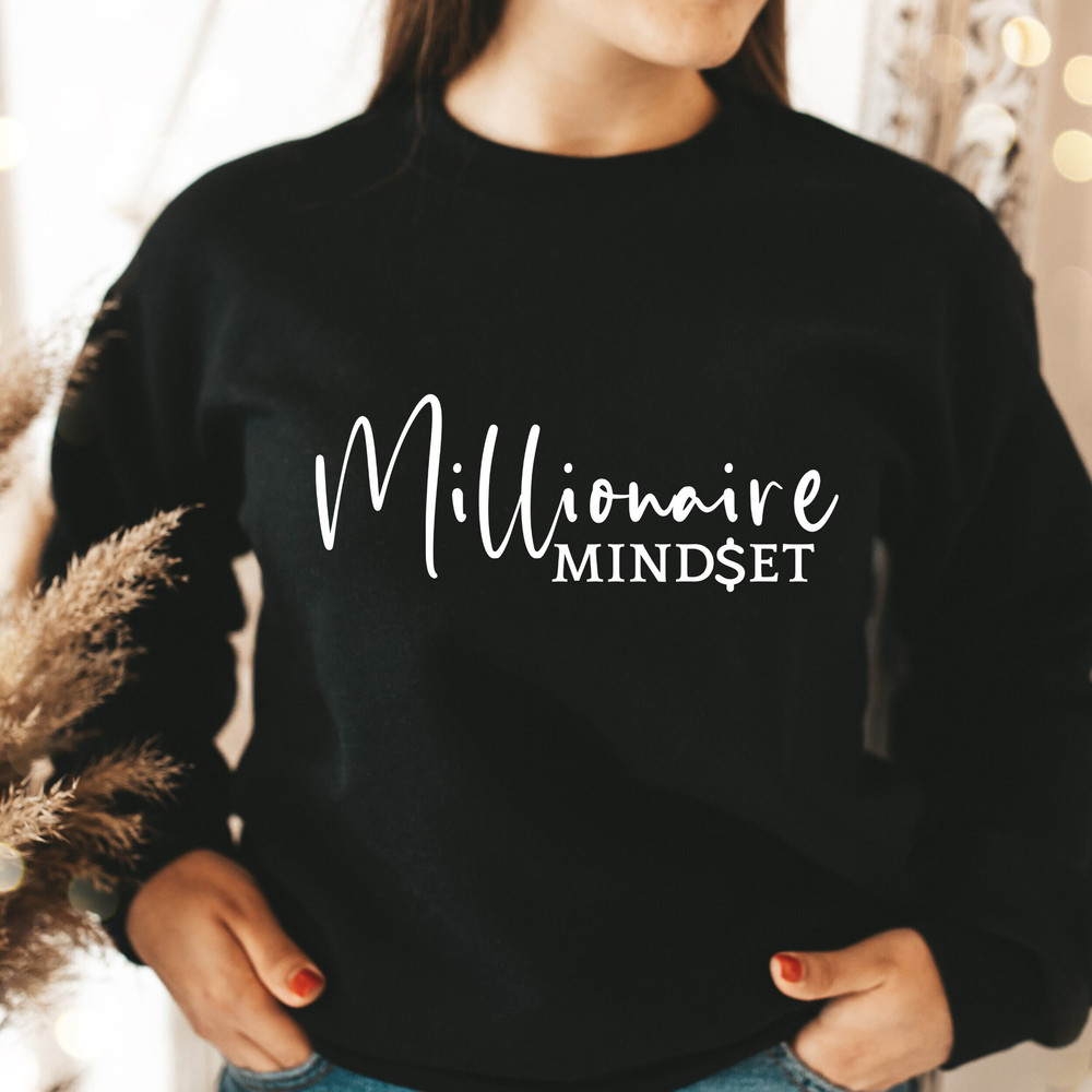 Millionaire Mindset Svg Png PDF DXF, Boss Babe Svg, Motivational svg, Inspirational Png, Entrepreneurship Svg, Girl boss Svg, Boss Girl, DFX - 1.jpg