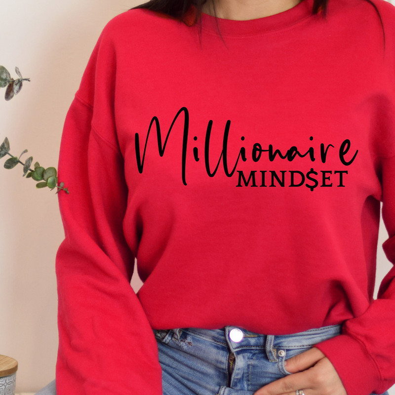 Millionaire Mindset Svg Png PDF DXF, Boss Babe Svg, Motivational svg, Inspirational Png, Entrepreneurship Svg, Girl boss Svg, Boss Girl, DFX - 3.jpg