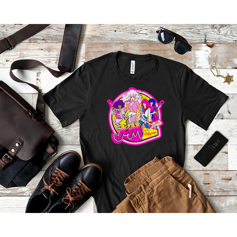 Jem And The Holograms jem and the holograms   Classic T-Shirt 37_Shirt_Black.jpg