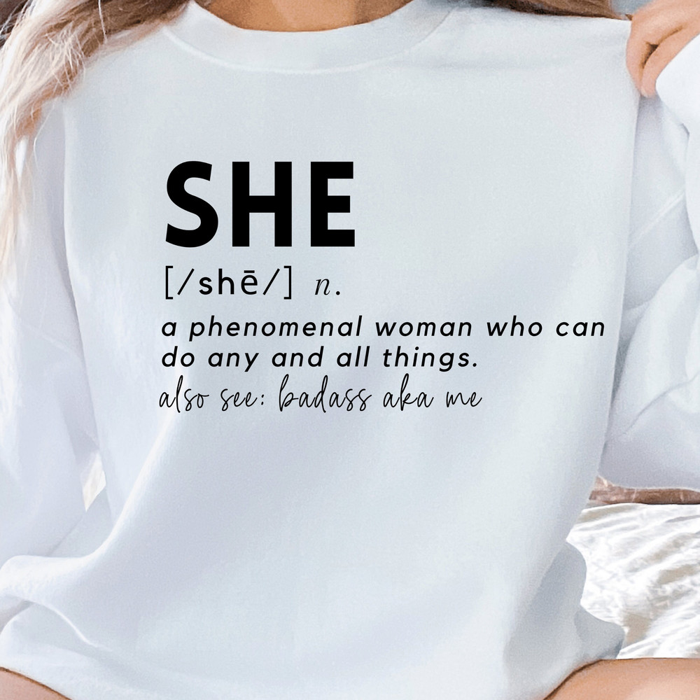 She Defined Png Svg Pdf Eps, She is me Svg, I am she svg, Motivational svg, Inspirational Png, Badass Svg, Girl boss Svg, Boss Girl, DFX - 5.jpg