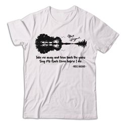 authentically attractive musical charm shirt, merle haggard shirt, merle haggard t shirt, merle haggard tshirt, country
