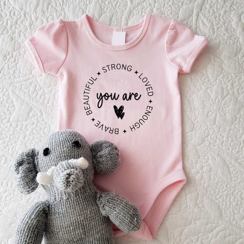 You are Strong SVG PDF PNG, Loved Svg, Worthy Svg, You are Beautiful Svg, Bible Verse Svg, Christian Svg Cut Files for Cricut & Silhouette - 2.jpg