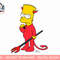 The Simpsons Bart Devil Suit Treehouse of Horrors Halloween png, sublimation.jpg