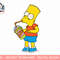 The Simpsons Bart Simpson Squishee Brain Freeze png, sublimation.jpg