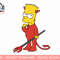 The Simpsons Bart The Devil C2 png, sublimation.jpg