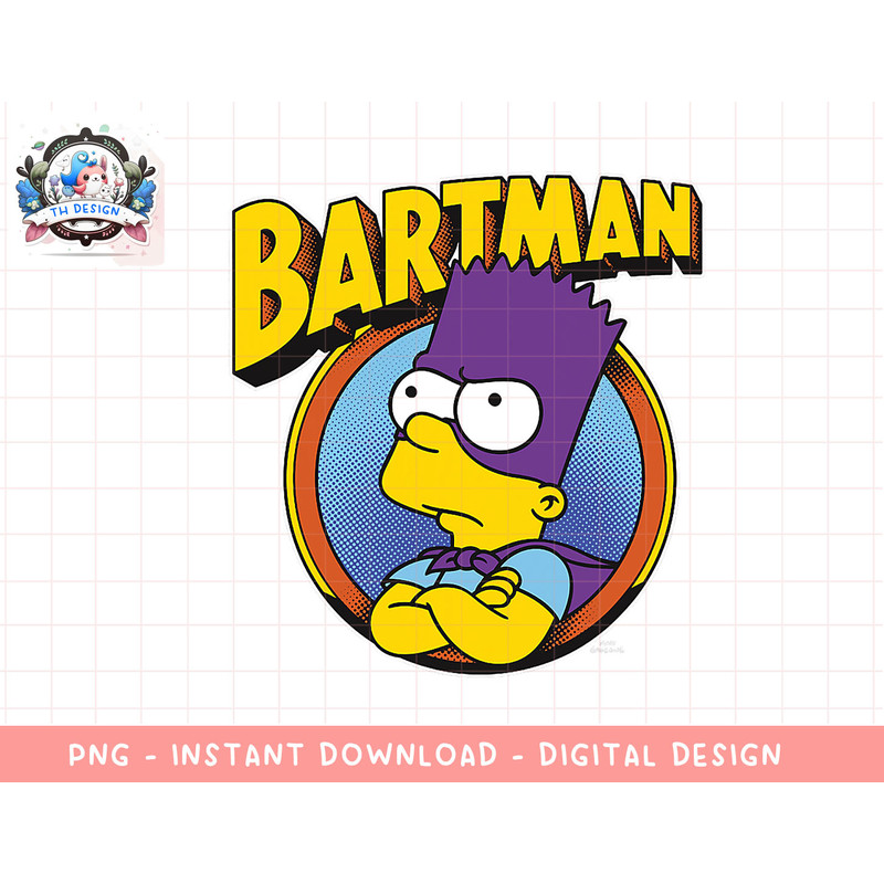 The Simpsons Bartman Hero Shot C2 png, sublimation.jpg