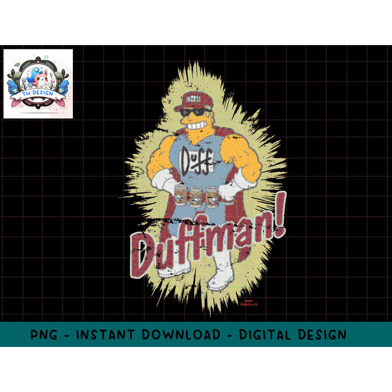 The Simpsons Duffman Standing Portrait png, sublimation.jpg