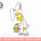 The Simpsons Easter Bunny Bart Simpson png, sublimation.jpg