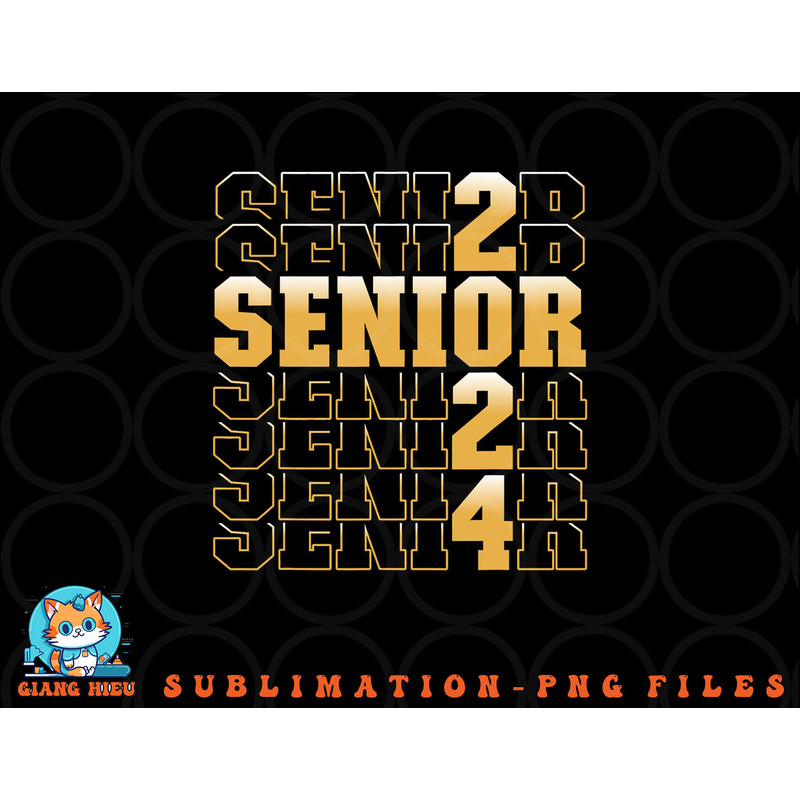 CLASS OF 2024 Graduation or First Day Of School Senior 2024 png, digital download copy.jpg
