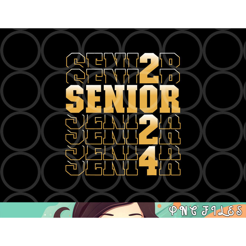 CLASS OF 2024 Graduation or First Day Of School Senior 2024 png, digital download copy.jpg