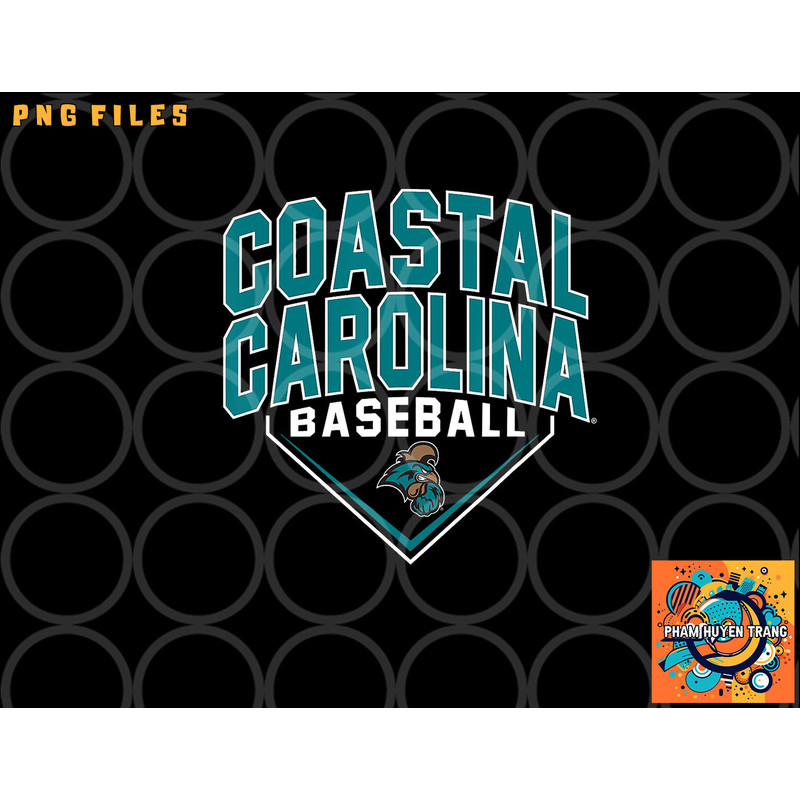 Coastal Carolina Chanticleers Baseball Bullpen png, digital download copy.jpg