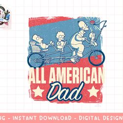 the simpsons fathers day homer all american dad png, sublimation.jpg