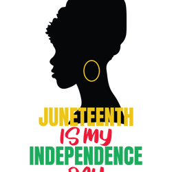juneteenth is my independence, juneteenth sublimation png, free ish, black history svg png, juneteenth is my independenn