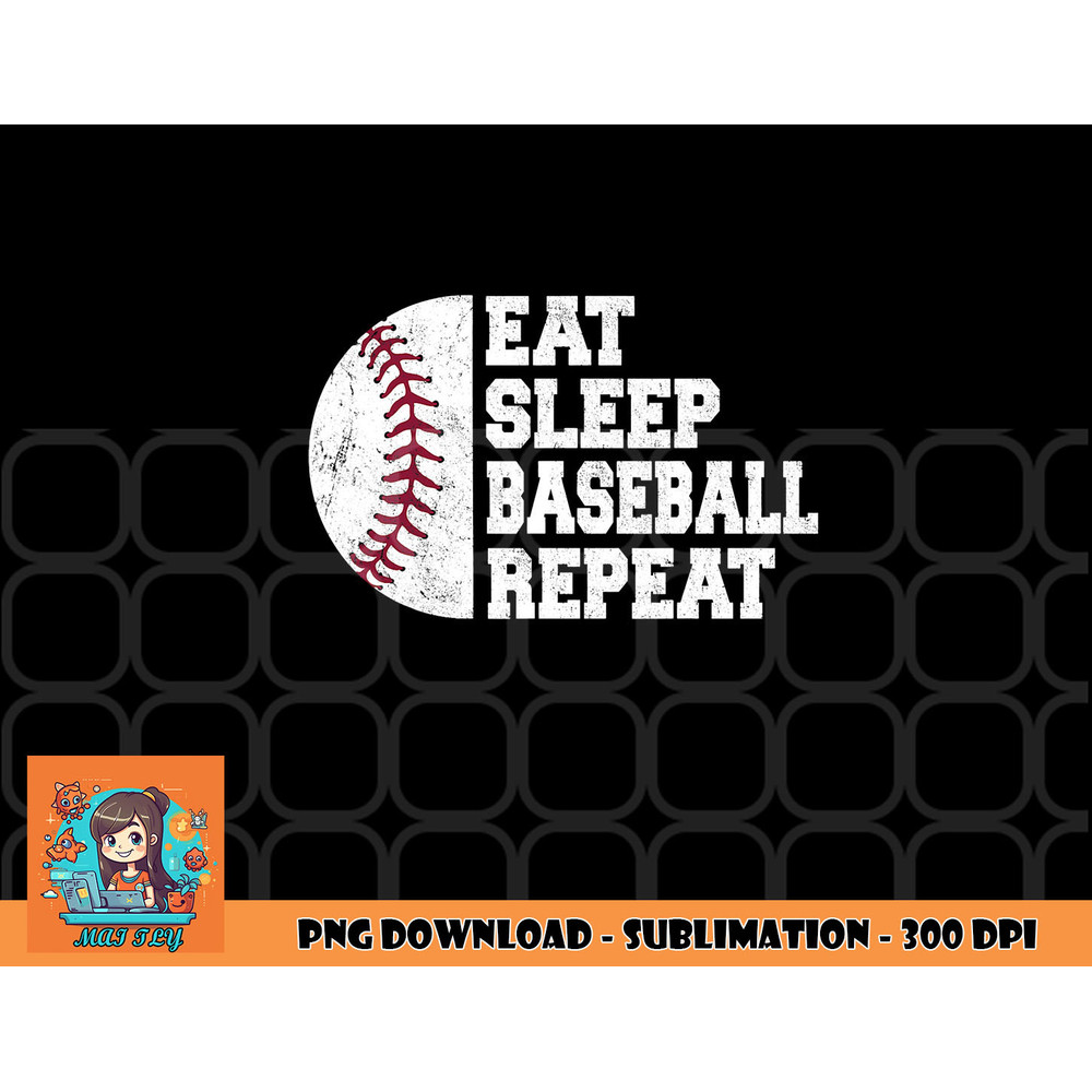 Eat Sleep Baseball Repeat Baseball Player Funny Baseball png, digital download copy.jpg