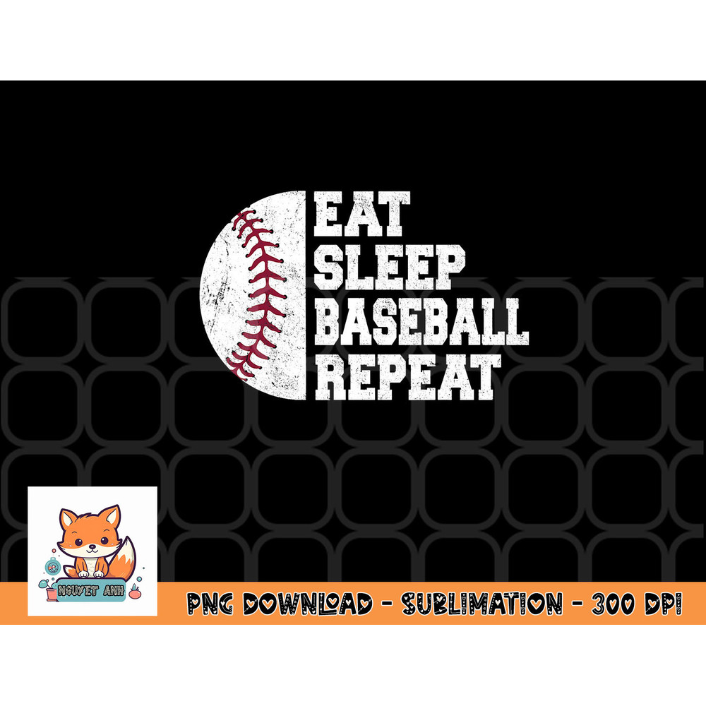 Eat Sleep Baseball Repeat Baseball Player Funny Baseball png, digital download copy.jpg