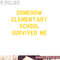 Elementary School Survived Graduation Day Funny Fan Yellow png, digital download copy.jpg