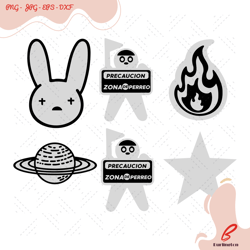 bad bunny bundle svg, trending svg, bad bunny svg,