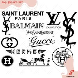 luxury brand logos svg, brand logo svg, fashion br