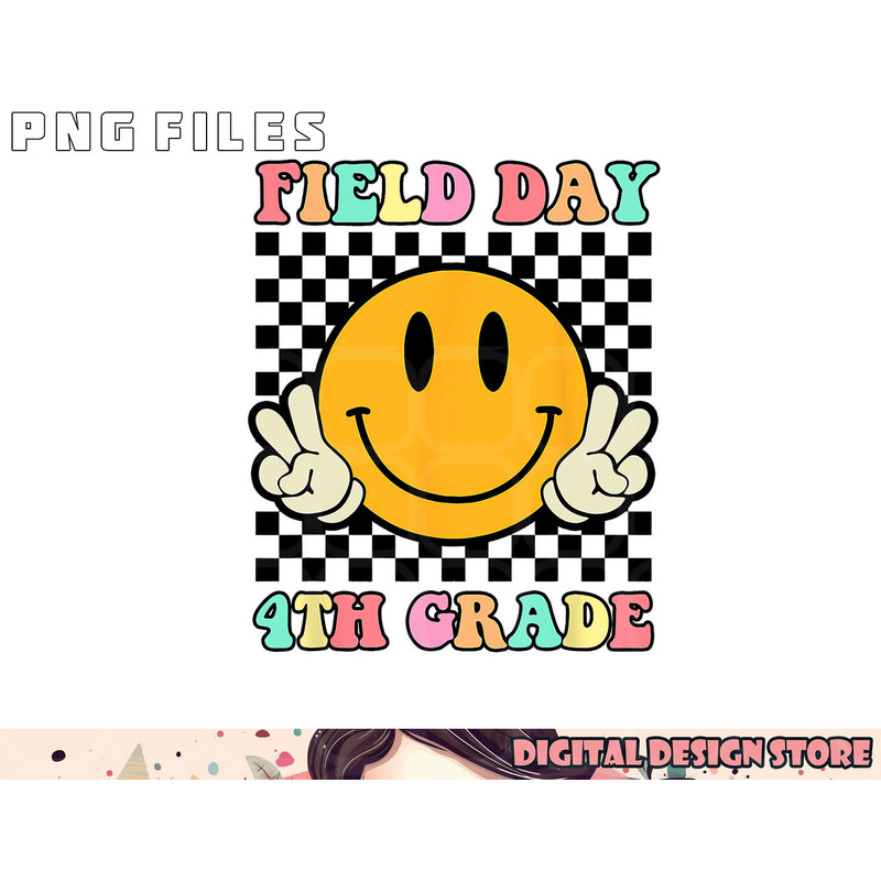 Field Day 4th Grade Shirt For Teacher Kids Field Day 2023 png, digital download copy.jpg