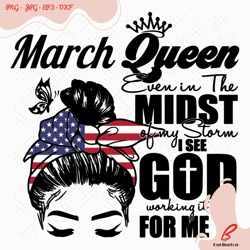 march queen american flag headband girl birthday sv