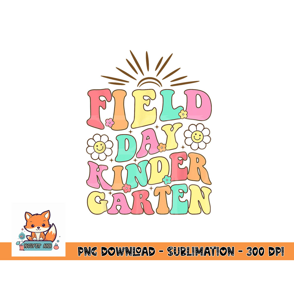 Field Day Kindergarten Shirt For Teacher Kids Field Day 2023 png, digital download copy.jpg