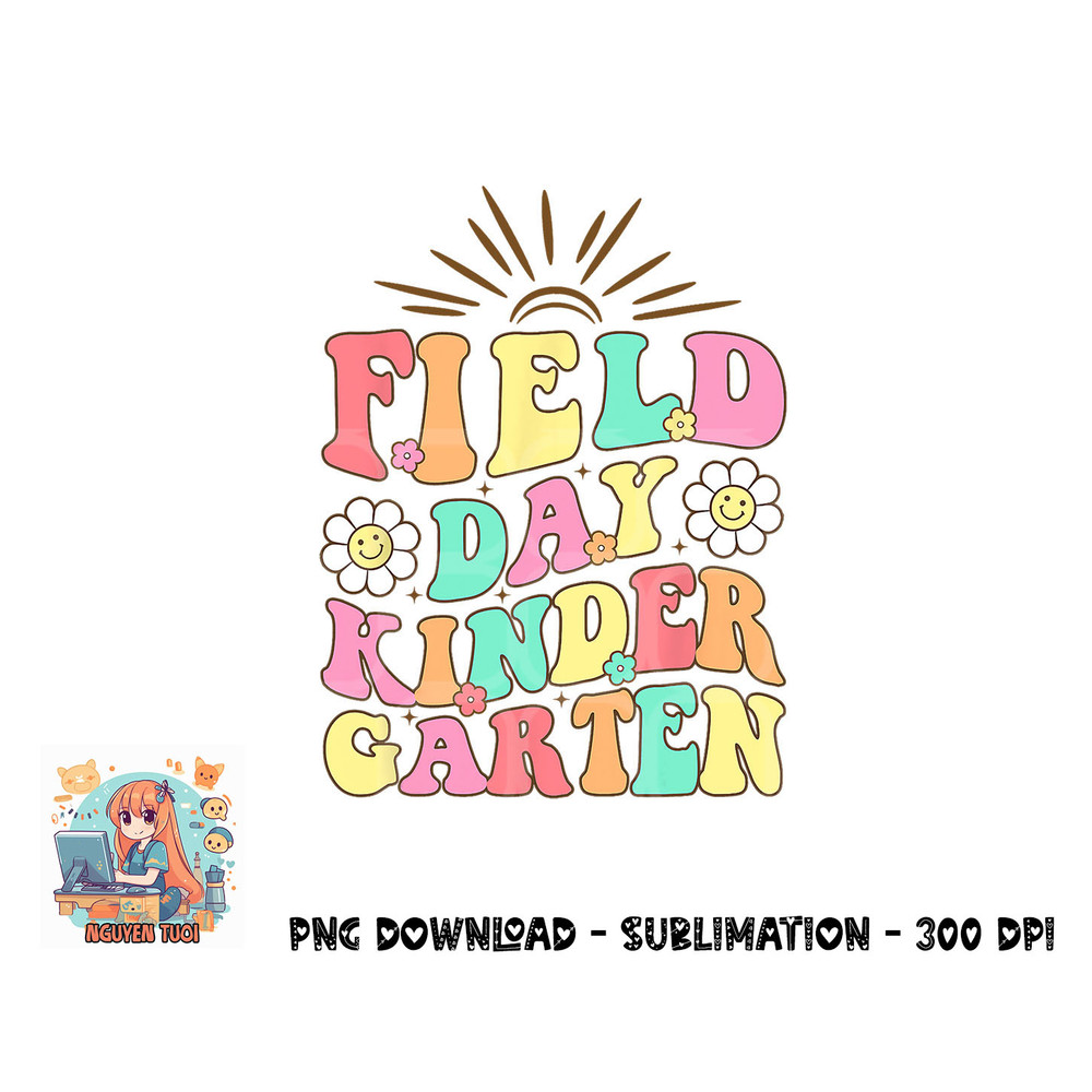 Field Day Kindergarten Shirt For Teacher Kids Field Day 2023 png, digital download copy.jpg