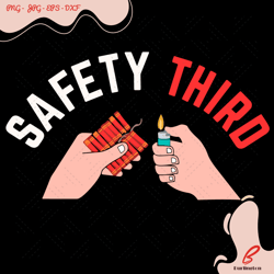 safety third svg, trending svg, firework svg, safe