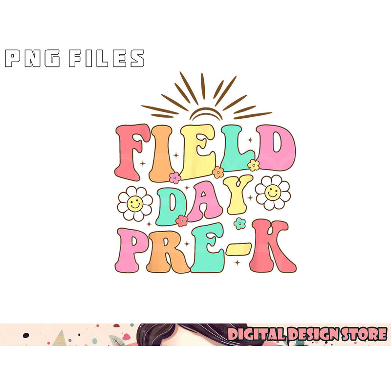 Field Day Pre-K Shirt For Teacher Kids Field Day 2023 png, digital download copy.jpg