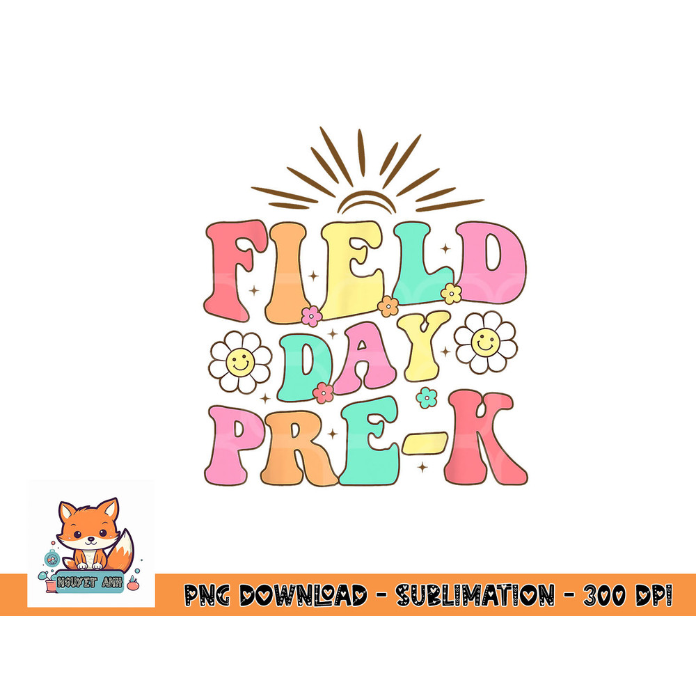 Field Day Pre-K Shirt For Teacher Kids Field Day 2023 png, digital download copy.jpg