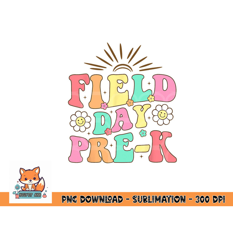 Field Day Pre-K Shirt For Teacher Kids Field Day 2023 png, digital download copy.jpg