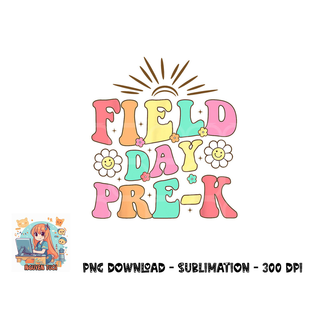 Field Day Pre-K Shirt For Teacher Kids Field Day 2023 png, digital download copy.jpg