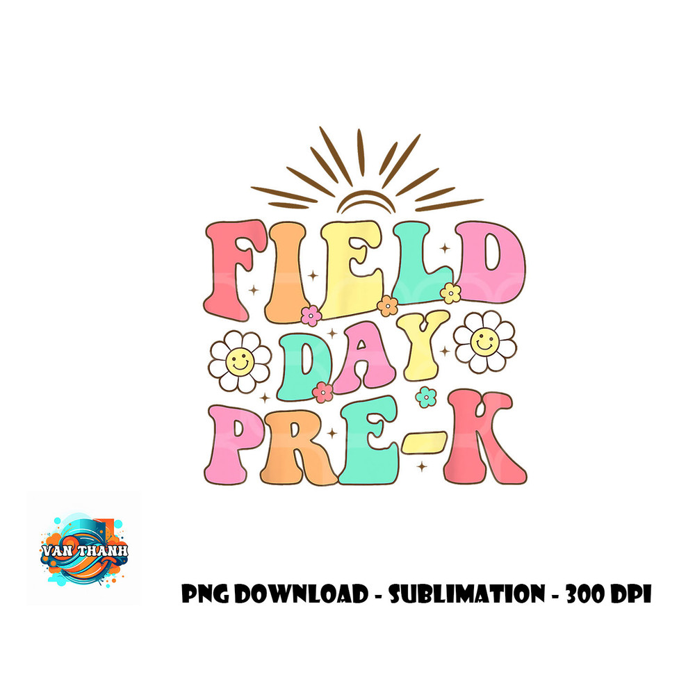 Field Day Pre-K Shirt For Teacher Kids Field Day 2023 png, digital download copy.jpg