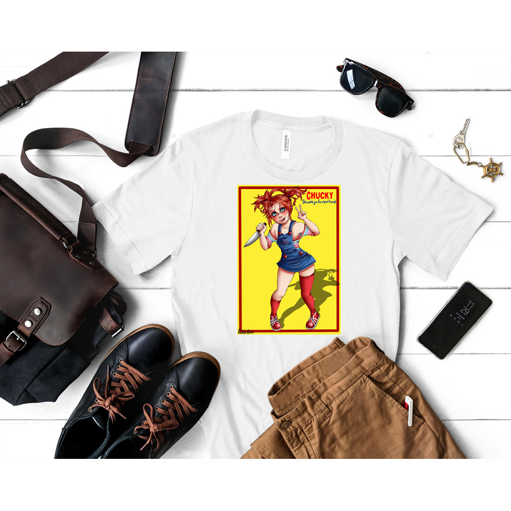 Bishoujo Chucky Classic T-Shirt 85_White_White.jpg