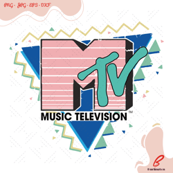 mtv pink stripes logo 90s retro svg, trending svg,