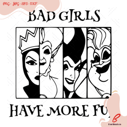 bad girls have more fun svg, trending svg, bad gir