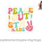 Peace Out 5th Grade Groovy Graduation Last Day of School png, digital download copy.jpg
