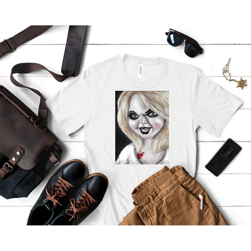Bride of Chucky Art Classic T-Shirt 104_White_White.jpg