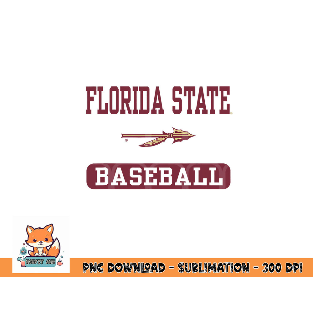 Florida State Seminoles Baseball Logo Officially Licensed png, digital download copy.jpg