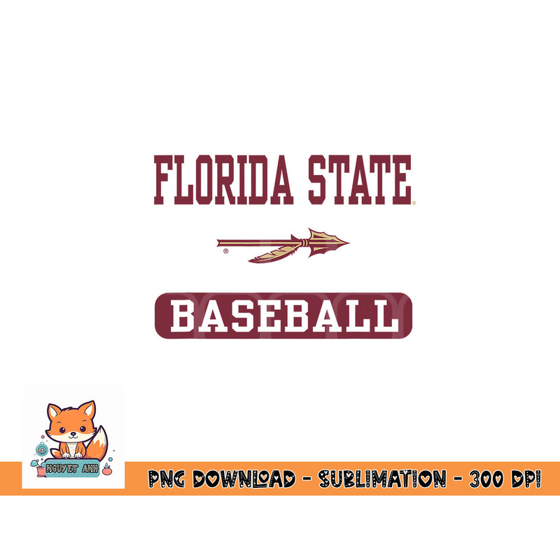 Florida State Seminoles Baseball Logo Officially Licensed png, digital download copy.jpg