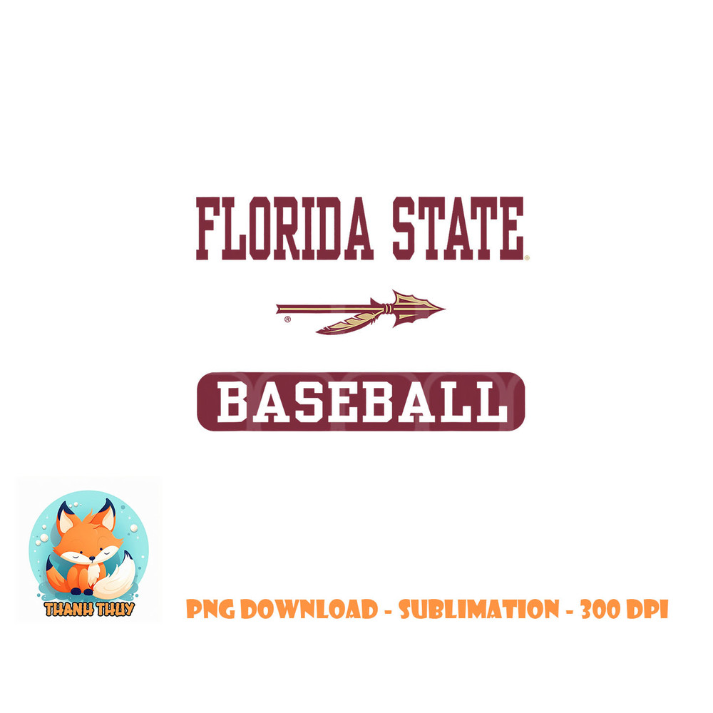 Florida State Seminoles Baseball Logo Officially Licensed png, digital download copy.jpg