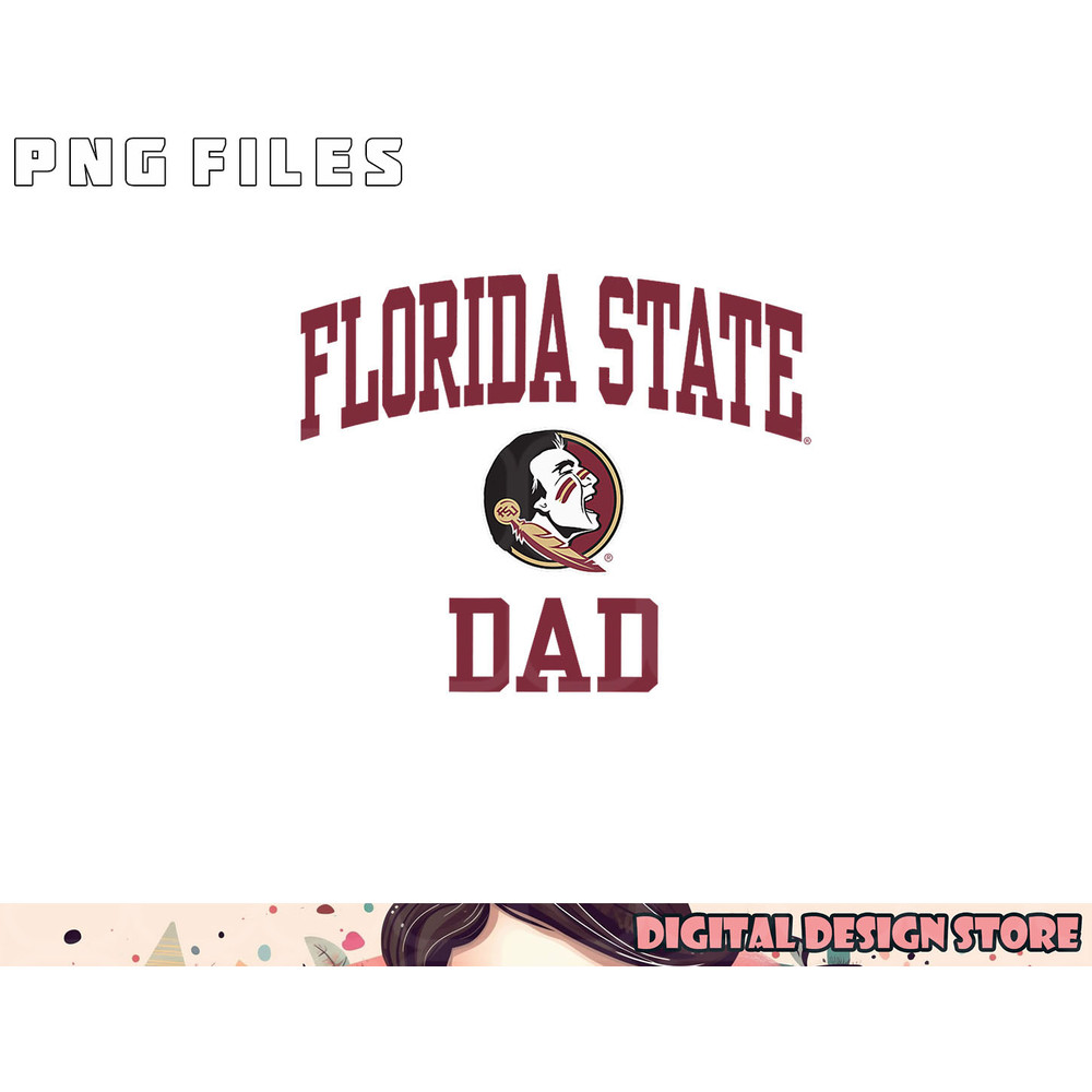 Florida State Seminoles Dad Icon Officially Licensed png, digital download copy.jpg