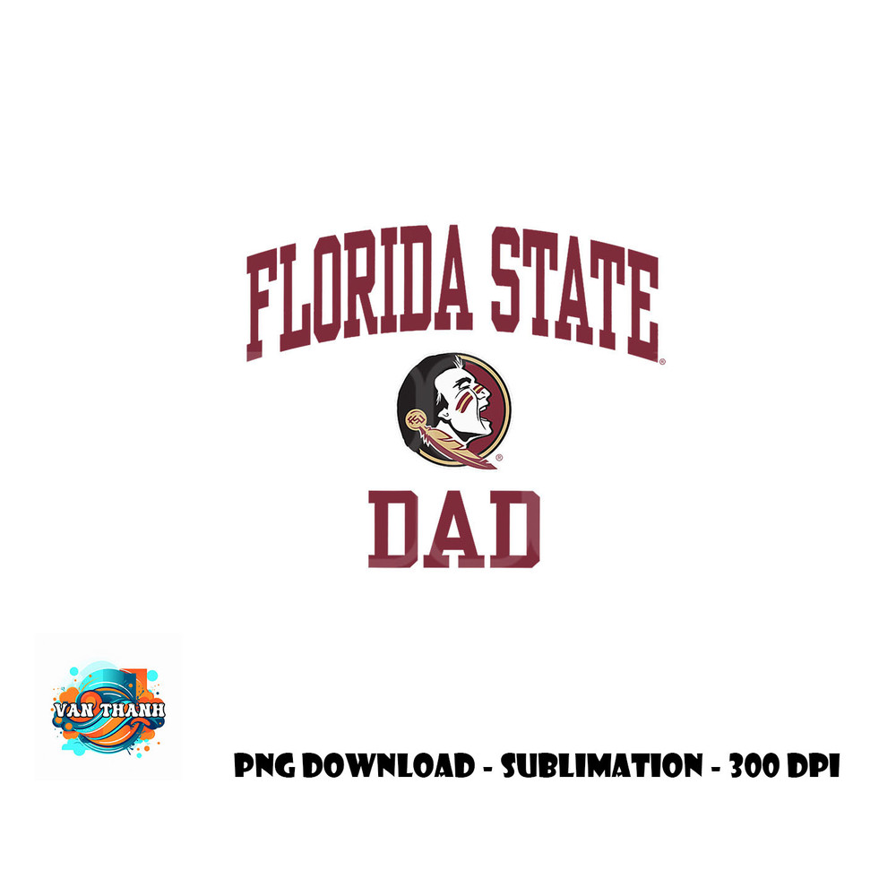 Florida State Seminoles Dad Icon Officially Licensed png, digital download copy.jpg