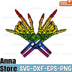 skeleton rock hand lgbtq svg,lgbt svg bundle,lesbian svg , gay svg, bisexual svg, transgender svg, queer svg,questioning