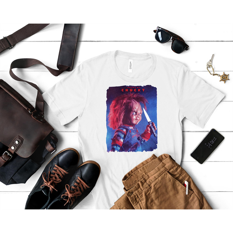 Bride of chucky vintage poster Classic T-Shirt Essential T-Shirt 110_White_White.jpg