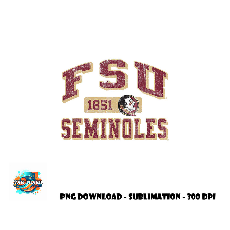 Florida State Seminoles Retro Bar Logo Officially Licensed png, digital download copy.jpg