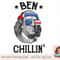 Ben Chillin 4th of July Ben Franklin USA Independence Flag png, instant download, digital print.jpg