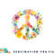Peace Sign World Love Flowers Hippie Groovy Vibes Colorful png, digital download copy.jpg