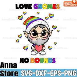 love gnomes no bound svg,lgbt svg bundle,lesbian svg , gay svg, bisexual svg, transgender svg, queer svg,pride svg,quest