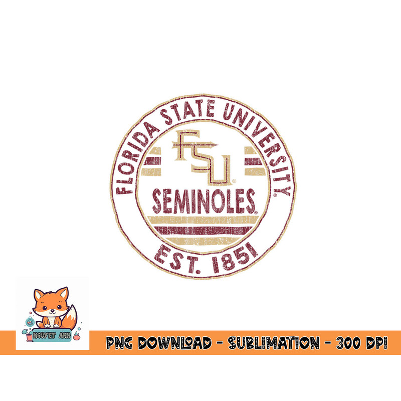 Florida State Seminoles Vintage FSU Logo Officially Licensed png, digital download copy.jpg
