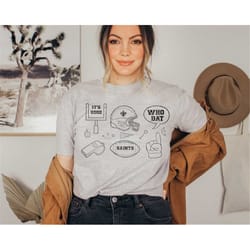 saints playbook tee, who dat shirt, nfl tee, football shirt